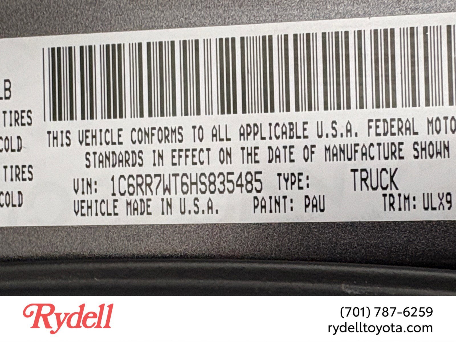 2017 RAM 1500 Limited