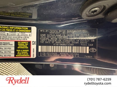 2019 Toyota Camry SE