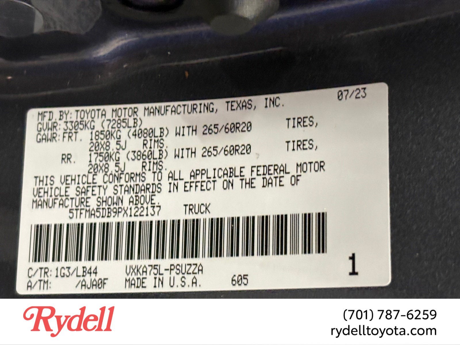 2023 Toyota Tundra 4WD 1794 Edition