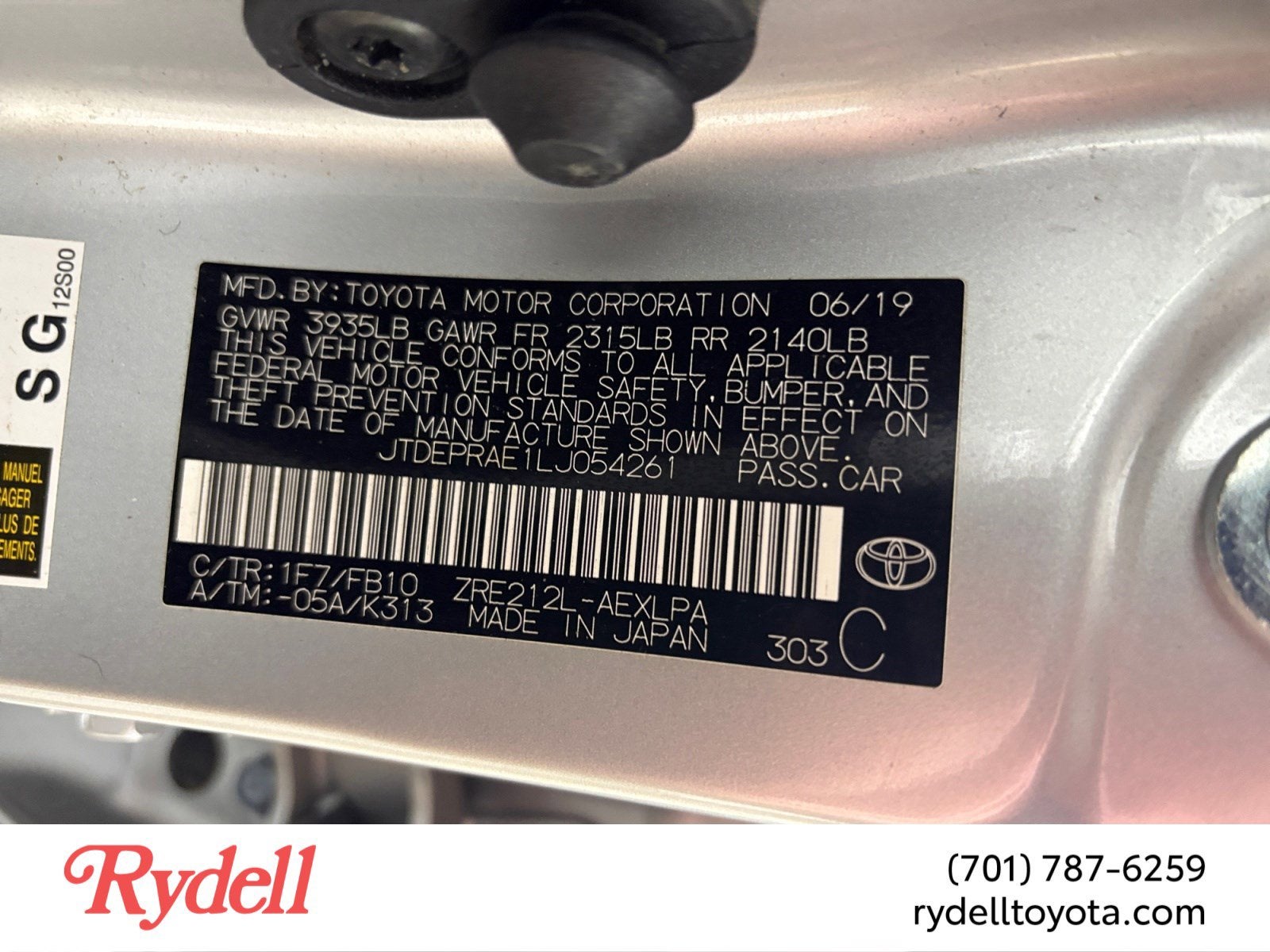 2020 Toyota Corolla LE