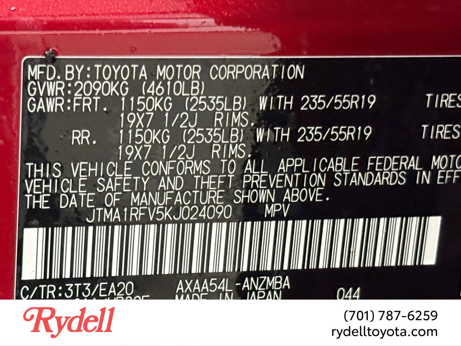 2019 Toyota RAV4 XLE Premium