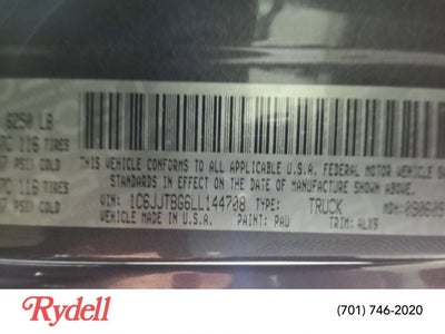 2020 Jeep Gladiator Rubicon