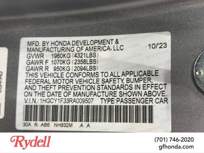 2024 Honda Accord Sedan EX