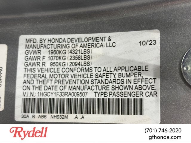 2024 Honda Accord Sedan EX