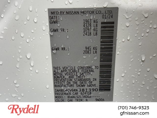 2024 Nissan Altima 2.5 SR