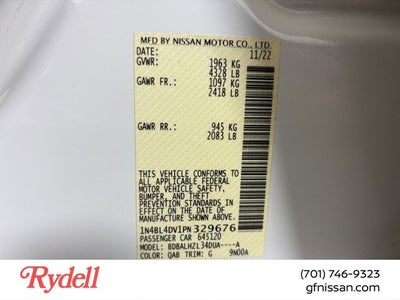 2023 Nissan Altima 2.5 SV