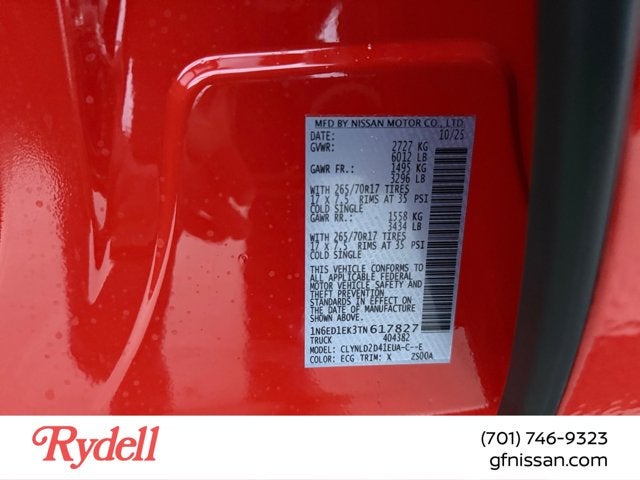 2026 Nissan Frontier PRO-4X