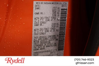 2026 Nissan Frontier PRO-4X