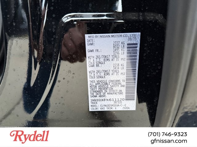 2026 Nissan Frontier PRO-4X