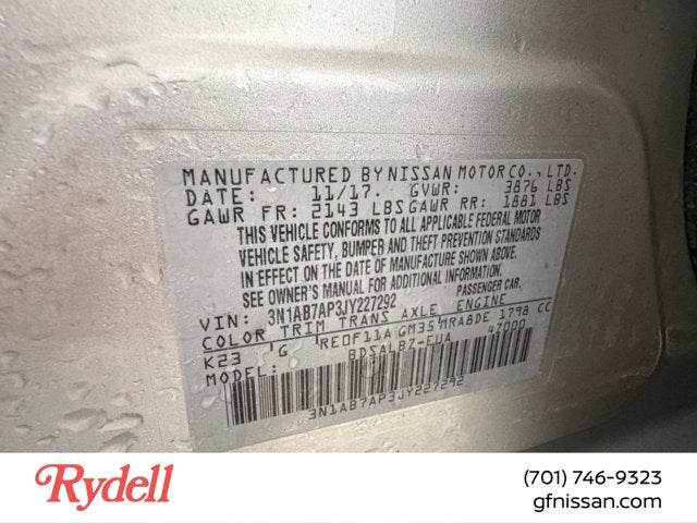 2018 Nissan Sentra S