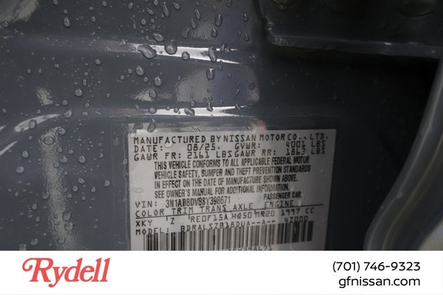 2025 Nissan Sentra SR