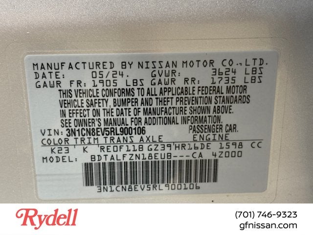 2024 Nissan Versa SV