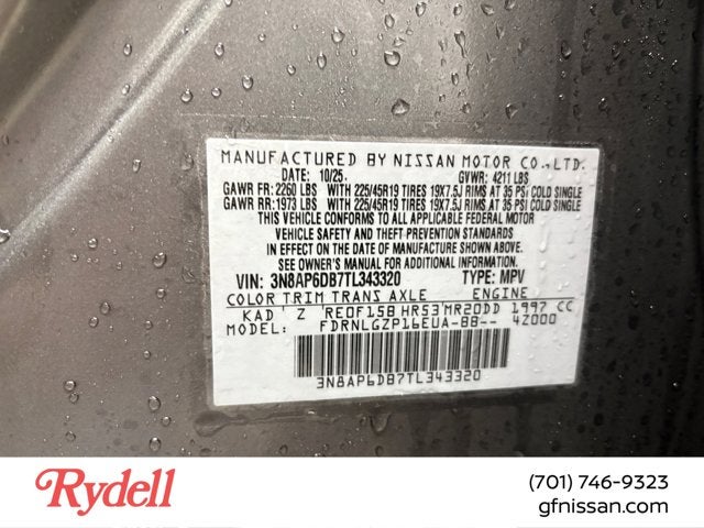 2026 Nissan Kicks SR