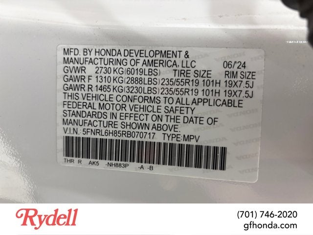 2024 Honda Odyssey Touring