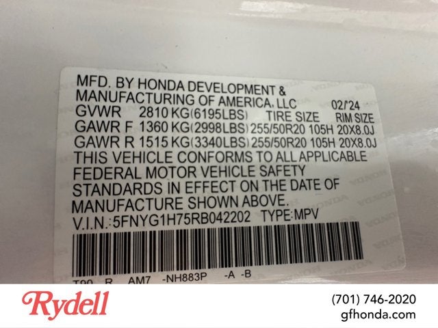 2024 Honda Pilot Touring