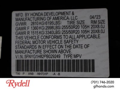 2023 Honda Pilot Elite