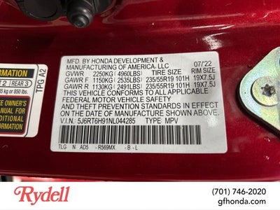 2022 Honda CR-V Hybrid Touring