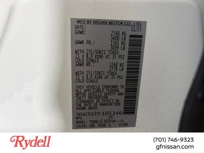 2026 Nissan MURANO Platinum