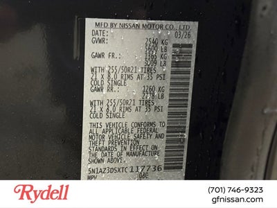 2026 Nissan Murano Platinum