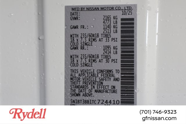 2026 Nissan Rogue SV