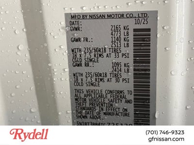 2026 Nissan Rogue SV