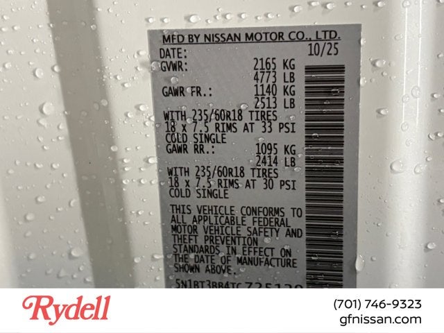 2026 Nissan Rogue SV