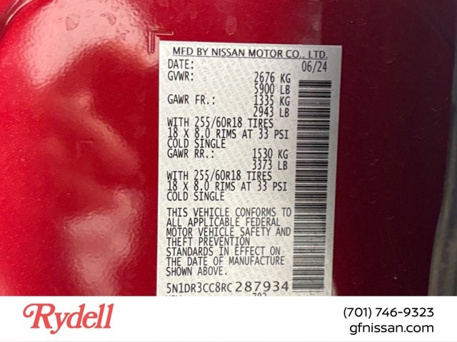 2024 Nissan Pathfinder SL