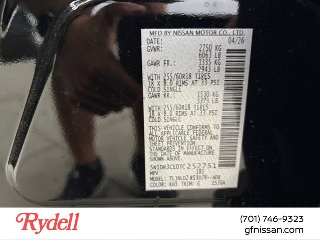 2026 Nissan Pathfinder SL
