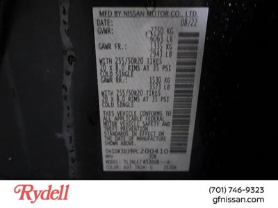 2023 Nissan Pathfinder Platinum