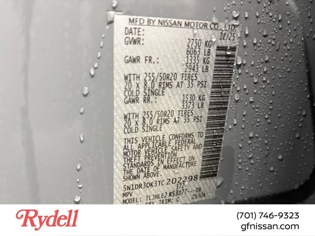 2026 Nissan Pathfinder Platinum