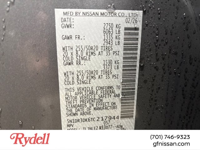 2026 Nissan Pathfinder Platinum