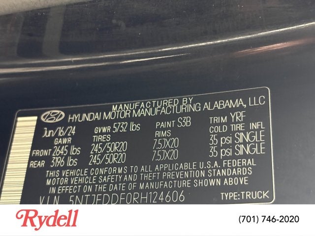 2024 Hyundai Santa Cruz Limited