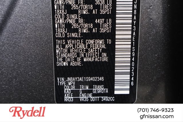 2025 Nissan Armada SV