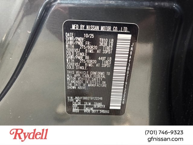2026 Nissan Armada SL