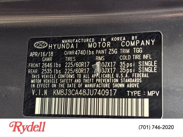 2018 Hyundai Tucson SEL