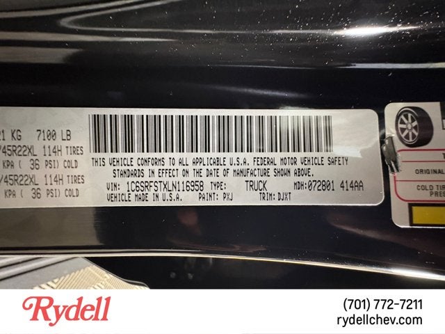 2020 RAM 1500 Longhorn