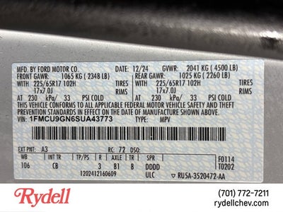 2025 Ford Escape Active