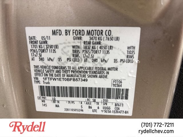 2011 Ford F-150 XLT