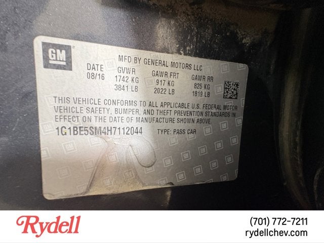 2017 Chevrolet Cruze LT