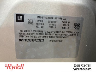 2013 Chevrolet Cruze 1LT