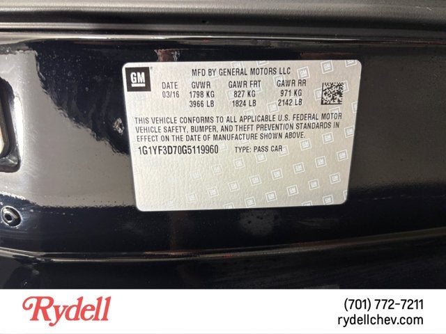 2016 Chevrolet Corvette 3LT