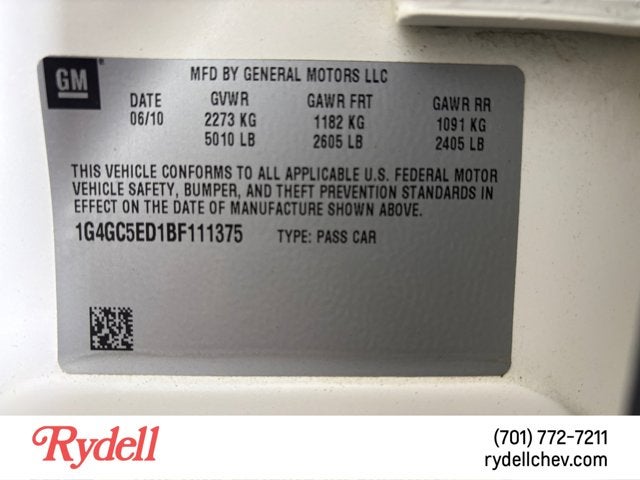 2011 Buick LaCrosse CXL