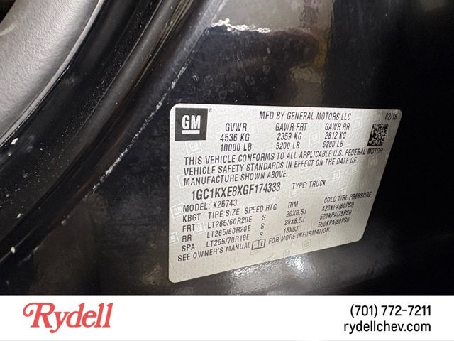 2016 Chevrolet Silverado 2500HD High Country