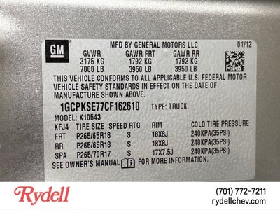2012 Chevrolet Silverado 1500 LT
