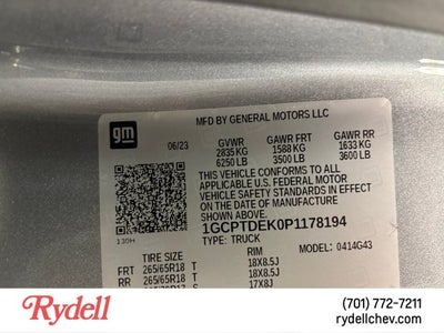 2023 Chevrolet Colorado 4WD Z71