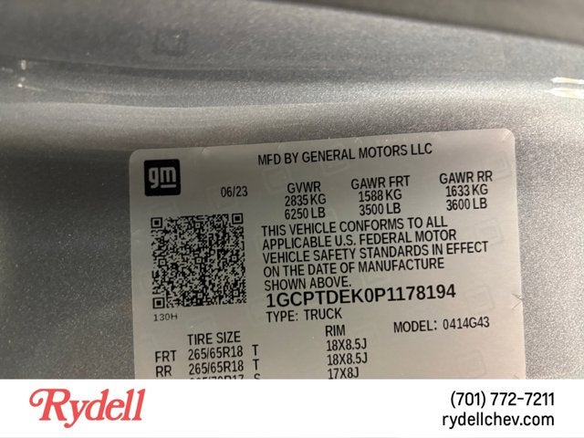 2023 Chevrolet Colorado 4WD Z71