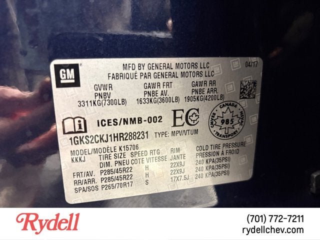 2017 GMC Yukon Denali