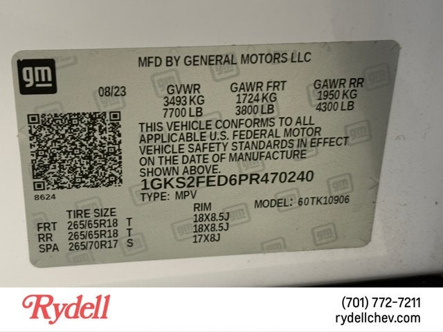 2023 GMC Yukon XL SLE