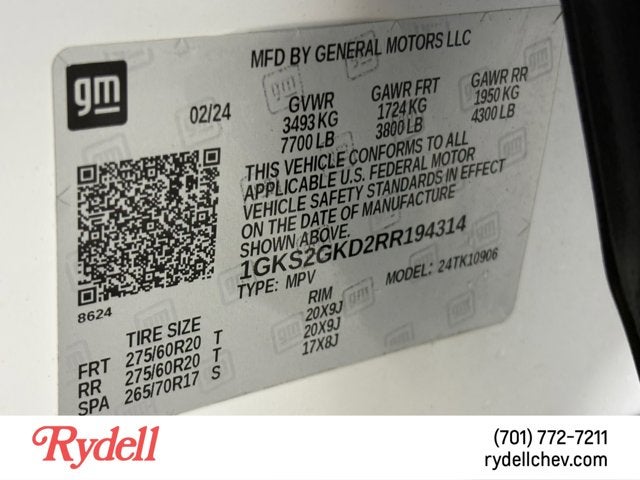 2024 GMC Yukon XL SLT