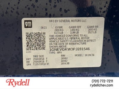 2023 Chevrolet Traverse LT Cloth